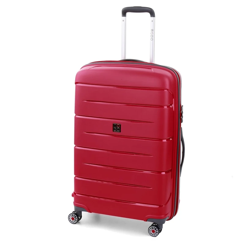 MODO by Roncato Medium Spinner 71 Cm Hard Shell 4 wheels Starlight 2.0, 80 Lt - 71x47x26 cm, Lightweight, Internal Organizer, TSA Combination Lock, Water dust and impact resistant, Warranty 2 years