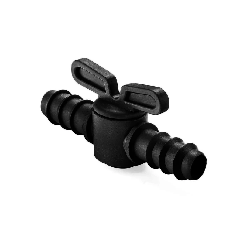Cofan Irrigation Valve in Black | Suitable for Hose and Nebulizer | Recommended Use for Gardening, Agriculture, Home and Industrial Spaces