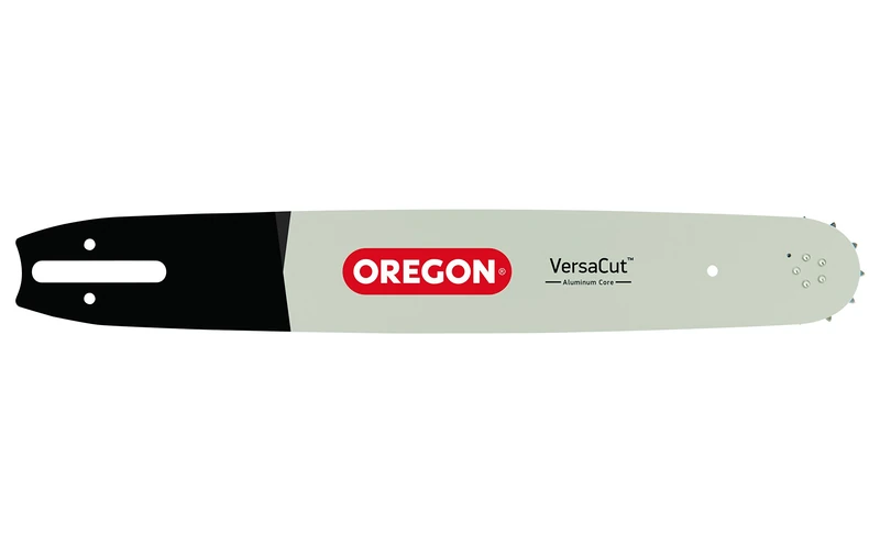 Oregon 183VXLGD025 0.325-Inch Pitch 45 cm Length 1.6 mm Gauge 12 Tooth Nose "VersaCut" Professional Chainsaw Guide Bar with D025 Motor Mount - Black/Grey
