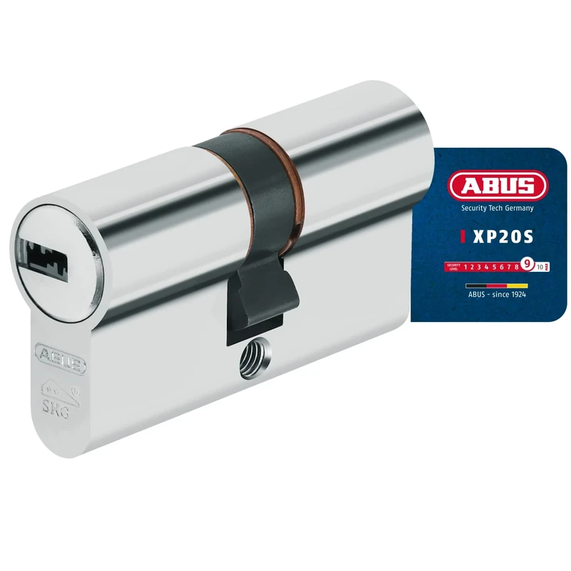 ABUS 73757 Profile Cylinder XP20SN 60/60 with Security Card and 3 Keys