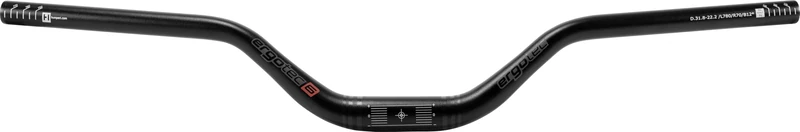 ergotec Handlebar Riser Bar 70 780 31, 8 Sandbl. Aluminium 31.8, Black, One Size