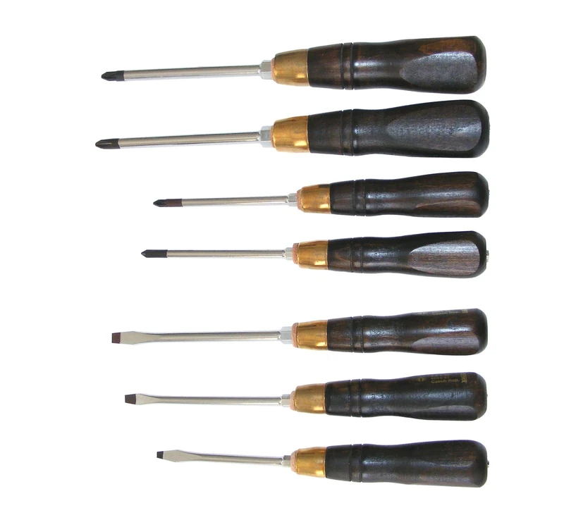NAREX Screwdriver Set 7 Pieces Slotted/Phillips/Pozidriv