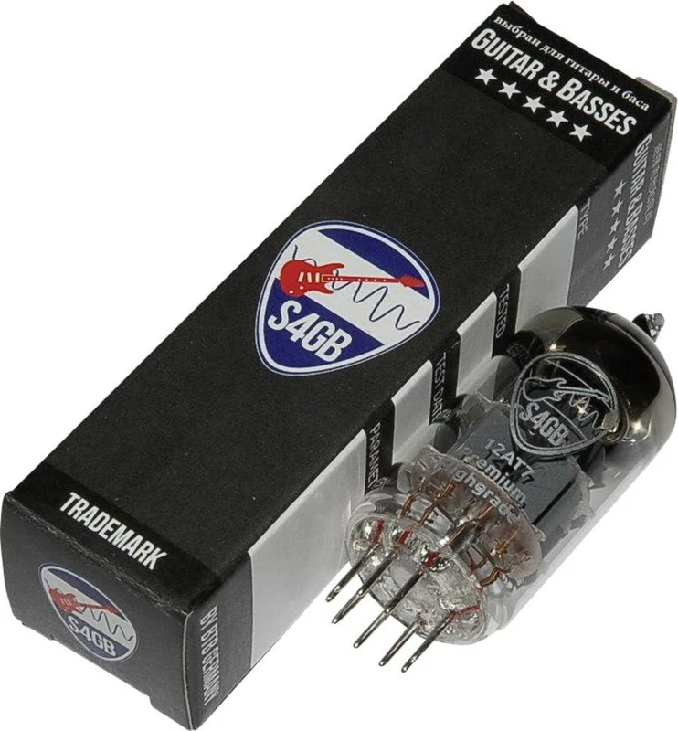 No Name 12AT7-S4GB Premium Electronic Tube for Guitar and Bass Double Triode Number of Poles: 9 Socket: N