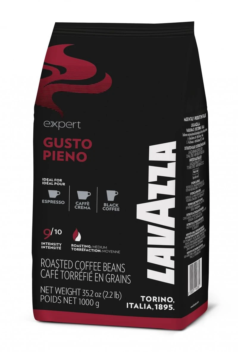 Lavazza Gusto Pieno Coffee Beans (1 Pack of 1Kg)