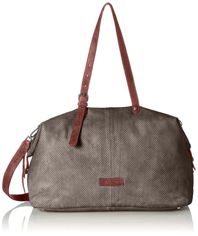 Liebeskind Berlin Villanova City, Women’s Handbag, Braun (Street Grey), 16 x 41 33 cm (wxhxd)
