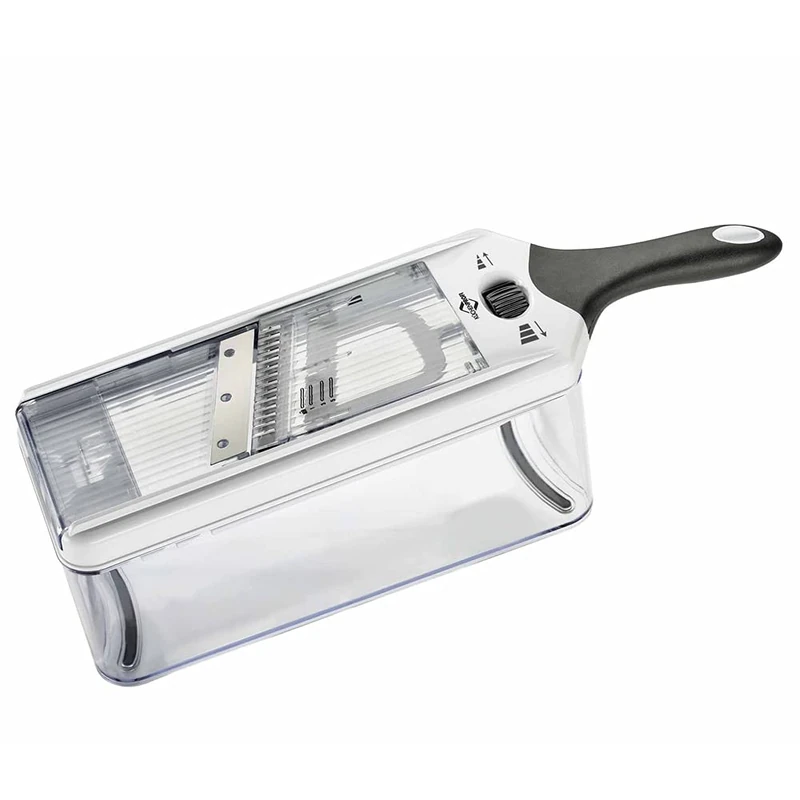 Küchenprofi VARIO-KP1310842200 Vegetable Slicer, 18/8 Stainless Steel, Clear/White, One Size, 6 Units