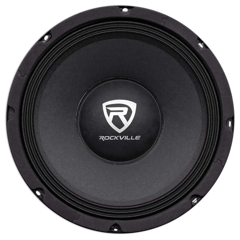 Rockville RM104PRO 10" 600 Watt 4 Ohm SPL Car Midrange Mid-Bass Pro Speaker
