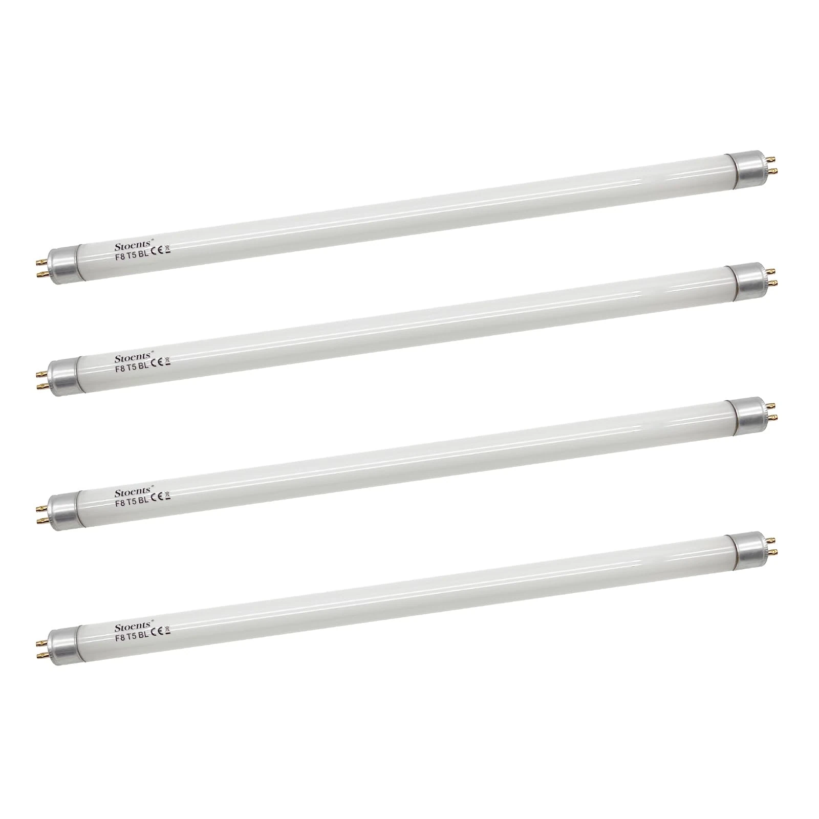 Stoents 4 x 8W 8 Watt 12 Inch 12" T5 Bug Zapper Insect Attracting Lamp UVA Replacement Tube Bulbs for 16W Electric Fly Killer Incl Starters