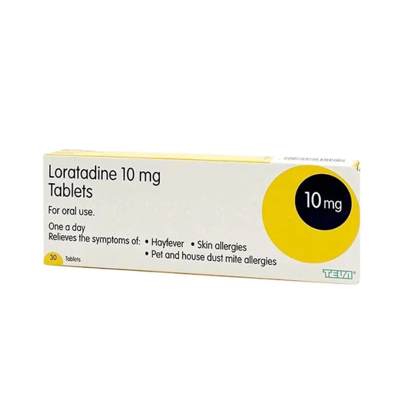 6 Months Supply Loratadine Hayfever & Allergy Relief 10mg Tablets (30x6) GSL