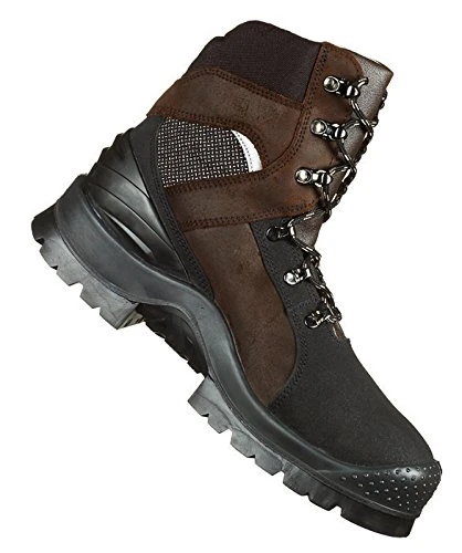 Honeywell Bacou Ballast EVO Industrial Safety Shoes 6245564, Water Repellent, Oily Leather Upper, Quilted High Collar, Anti-Bacterial & Antistatic Insole, Brown, Size 46 EU, 6245564-46/7