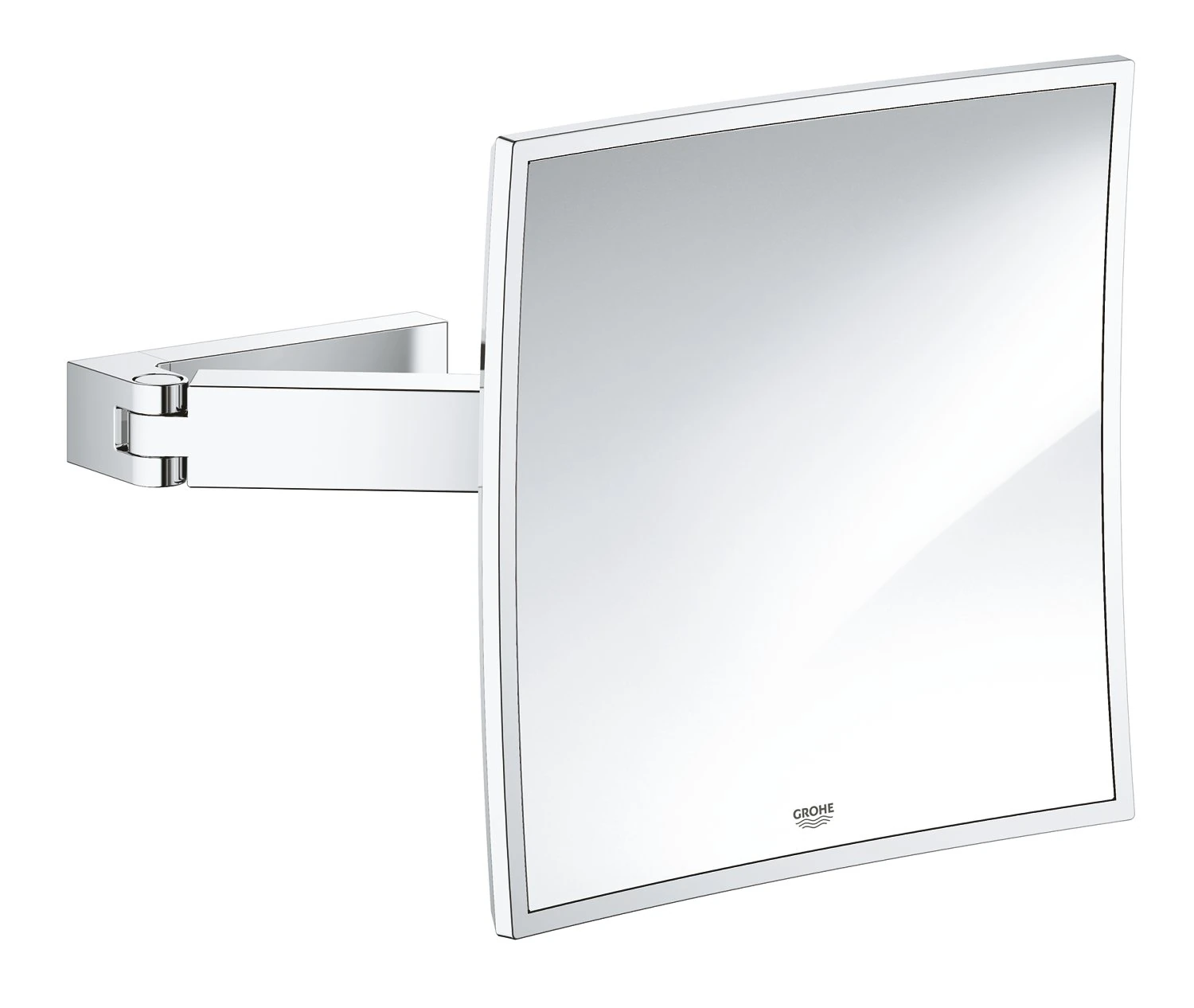 GROHE Selection | Bathroom Accessories | Cube Cosmetic Mirror | Chrome | 40808000