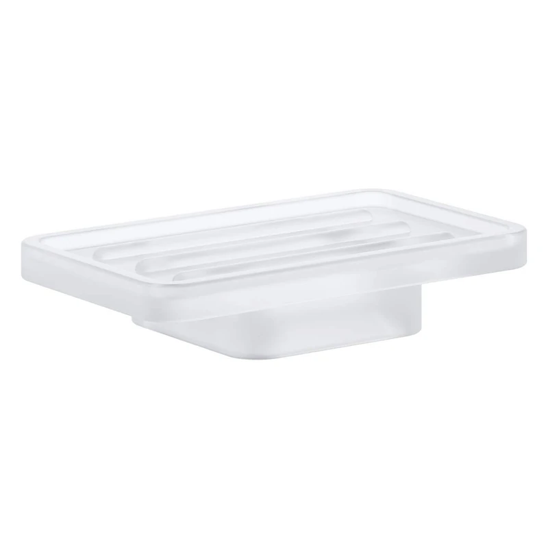 GROHE Selection | Bathroom Accessories | Cube Soap Dish | Glass Matt | 40806000