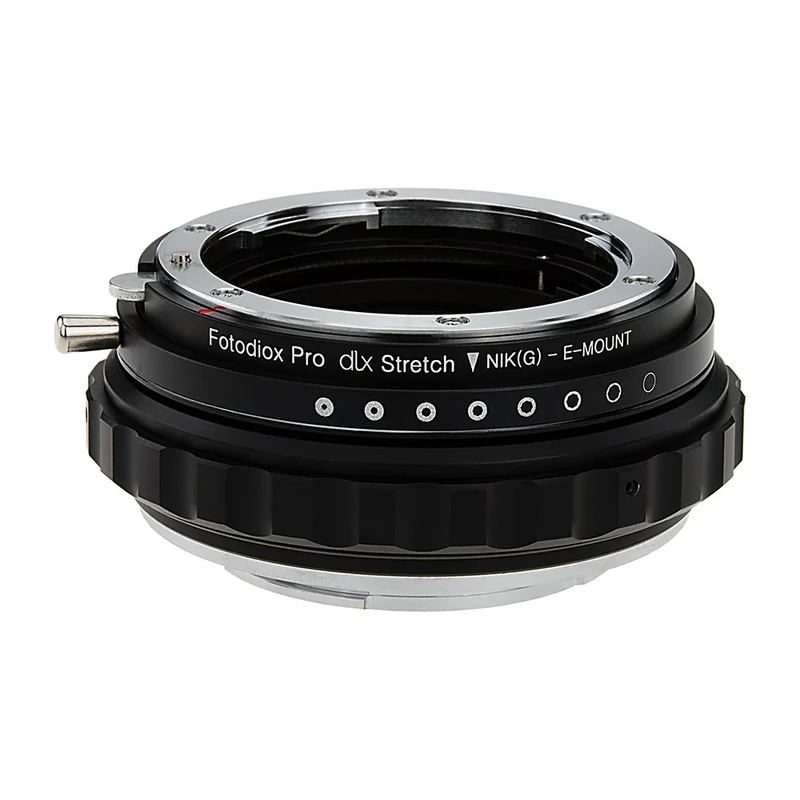 Fotodiox DLX Stretch Lens Mount Adapter Compatible with Nikon F-mount G-Type Lenses to Sony E-mount Cameras