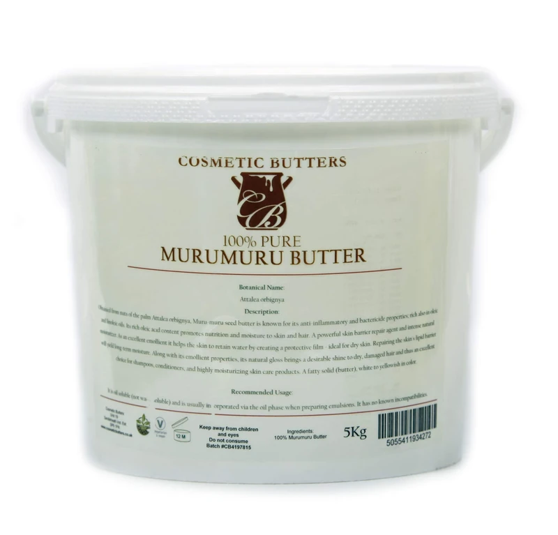 Mystic Moments | Murumuru Butter Virgin Butter 5Kg - Pure & Natural Cosmetic Butters Vegan GMO Free