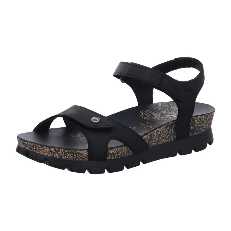 Panama Jack Women's SuliaFlat Sandal, Black B2, 8 UK