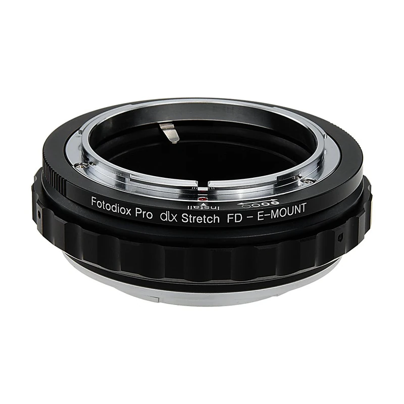Fotodiox DLX Stretch Lens Mount Adapter Compatible with Canon FD and FL Lenses to Sony E-mount Cameras