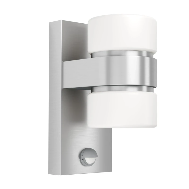 EGLO 96277 LED Stainless Steel, Silver Outdoor Wall Light ATOLLARI, One Size