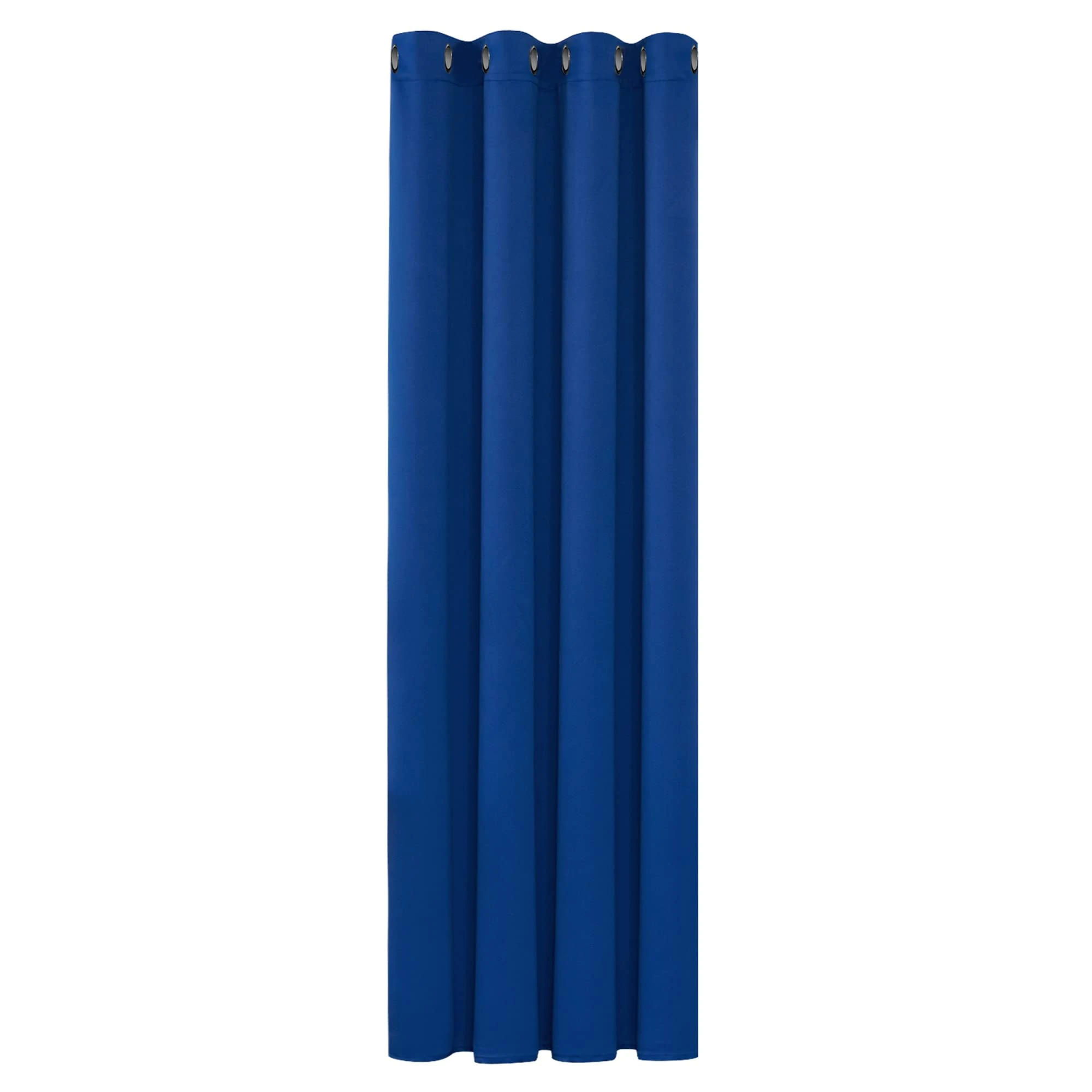 Deconovo Eyelet Curtain Thermal Insulated Blackout Curtain for Nursery 52"x 63" Royal Blue 1 PANEL