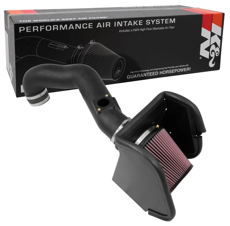 K&N Cold Air Intake Kit: High Performance, Increase Horsepower: Compatible with 20016-2018 Nissan Titan XD, 5.0L V8 Diesel,63-6017