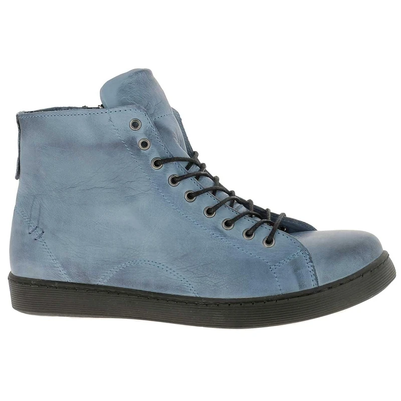 Andrea Conti Lace-Up Boots 0341500 High-Top Trainers Lace-Up Boots, Blue, 7 UK