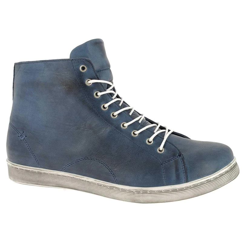 Andrea Conti Women's Damen High Top Sneaker, Blue, 5 UK