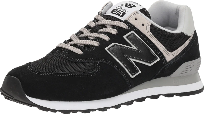 New Balance 574v2 Core, Men's Trainers, Black (Black), 3.5 UK ML574EGK