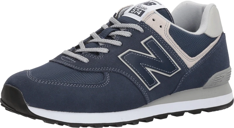 New Balance Men's 574v2 Core Sneaker, Blue Navy, 3.5 UK Wide