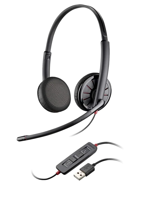 Plantronics C325.1-M BlackWire Binaural/Stereo Headset