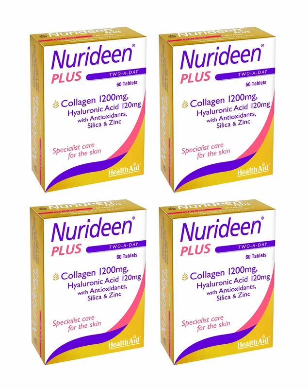 HealthAid Nurideen Plus Pack of 4 x 60 Tablets (240 Tablets)