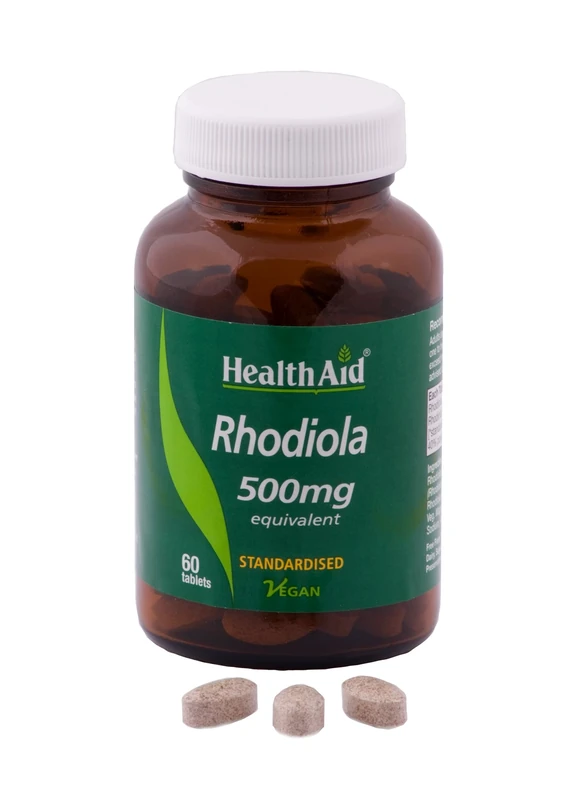 HealthAid Rhodiola 350mg Pack of 10 x 60 Vegan Tablets (600 Tablets) - Image 1
