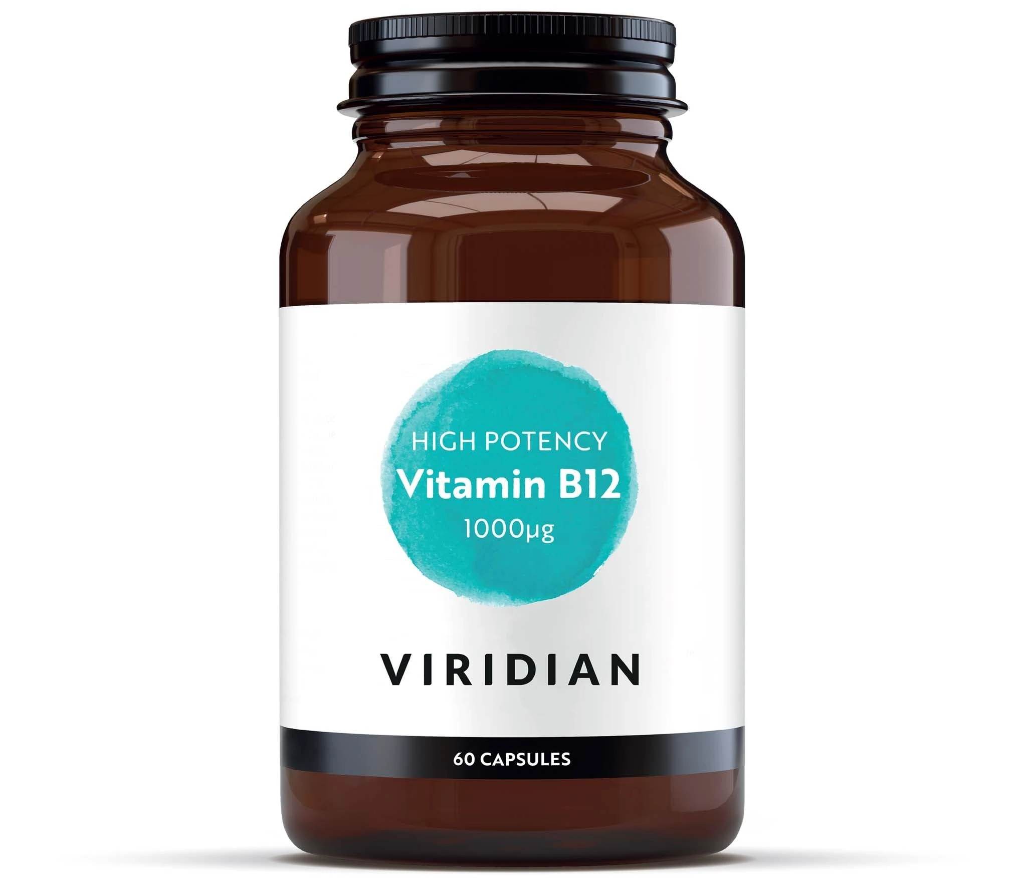 Viridian - Vitamin B12 1000μg, High Potency - 60 Caps | Two Active Forms of B12 | Normal Red Blood Cell Formation, Immune Support | Reduce Tiredness & Fatigue | Nutritionist Formulated