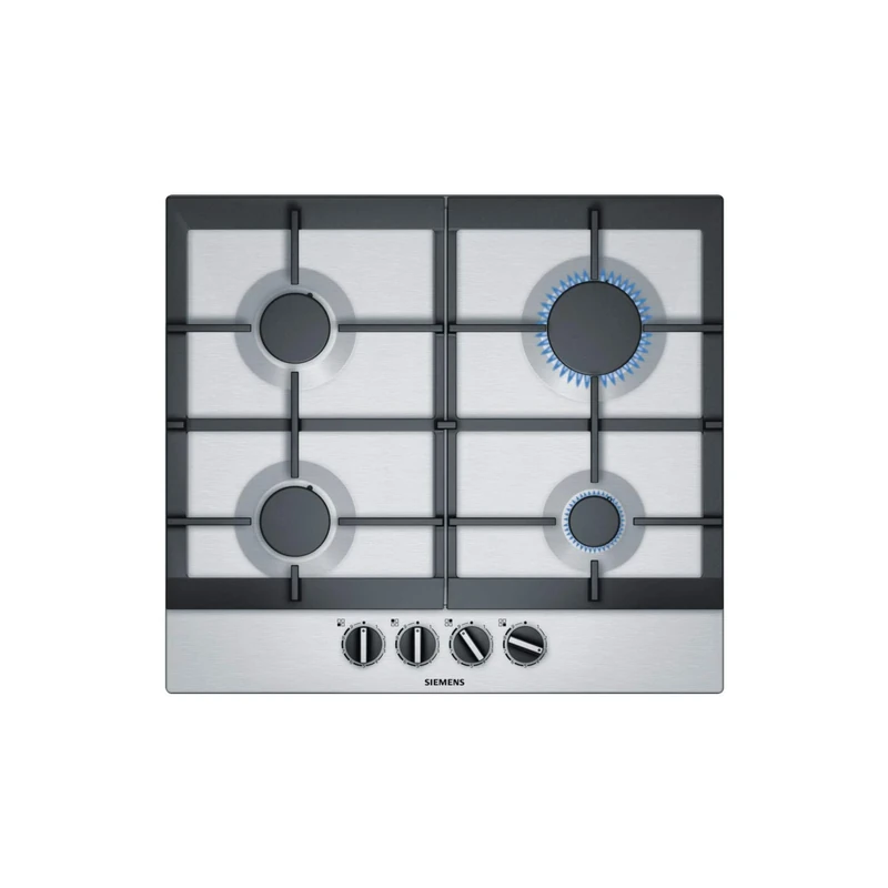 Siemens EC6A5PB90 Gas Hob with stepFlame Technology, Sword Dials, 60cm, Stainless Steel, iQ500, Built in