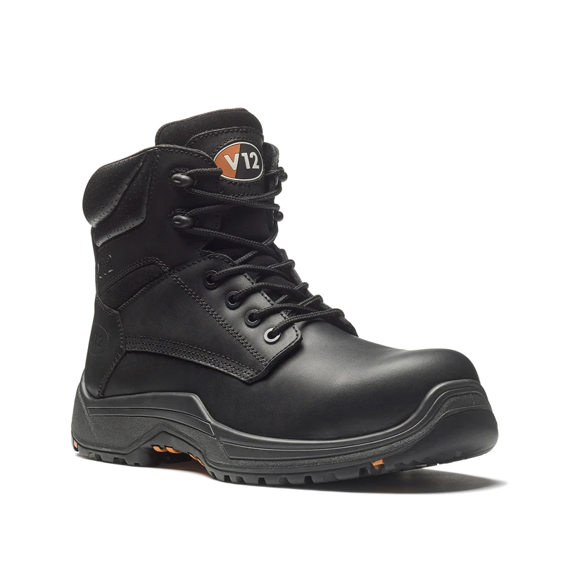 V12 Footwear, VR600.01 Bison IGS Safety Derby Boot, 6 UK Black