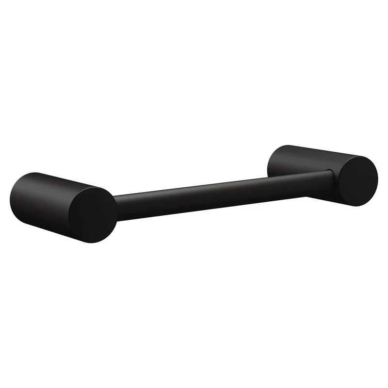 Moen YB0486BL Align Bathroom Hand Towel Bar, Matte Black