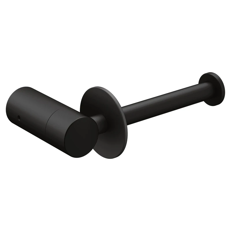 Moen YB0409BL Align Single Post Toliet Paper Holder, Matte Black