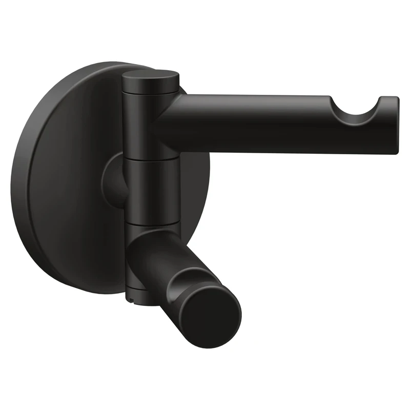Moen Align YB0402BL Double Robe Hook, Matte Black