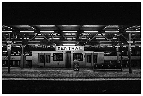 ArtPlaza Art Studio-Transportation Decorative Panel, Wood, Multi-Colour, 90 x 1.8 x 60 cm