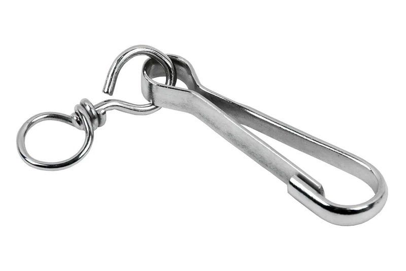 CoFan 18003106 – Pack of 100 Swivel Snap Hooks (Nickel, 70 mm)