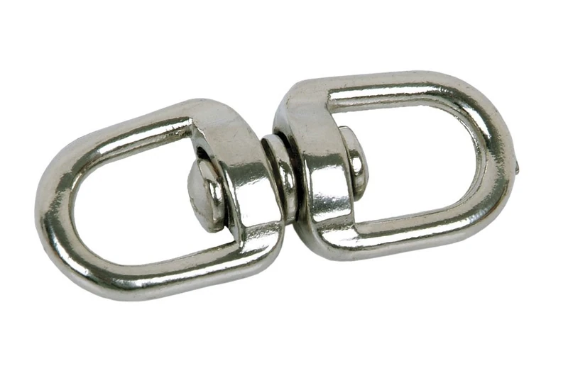 CoFan 18002301 – Pack of 50 torniquetes Swivel (Nickel, 13 x 13 mm DIN 582)