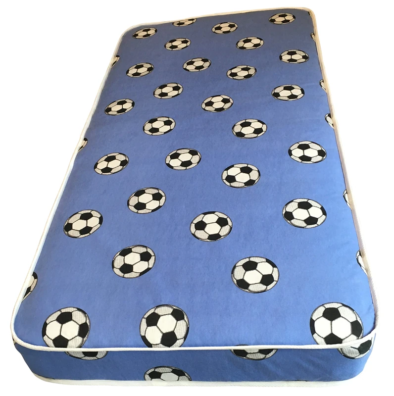 eXtreme Comfort UK ltd Basic 4" Firmer All Foam Kids Blue Football Mattress (80cm by 200cm Mattress)