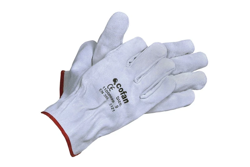 CoFan 11000099 – 9 Pack of 12 gloves Serraje Leather (T-9) Grey