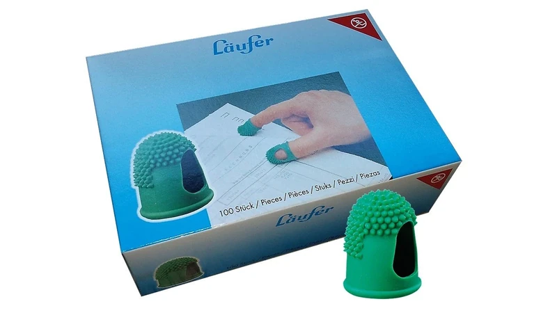 'Page Turner with Fine Rubber Latex, Box of 100 17 mm Grün