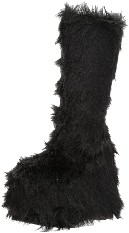 Ellie Shoes Women's 500-Fuzz Boot, Black, 10 US/10 M US