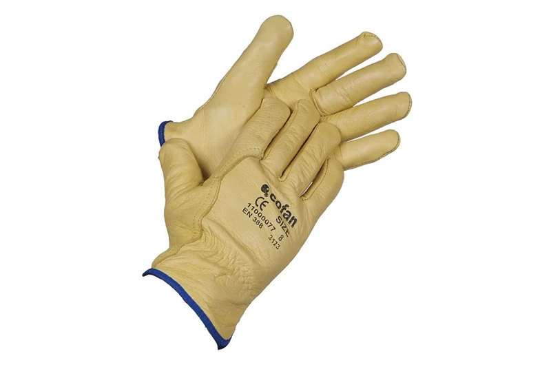 CoFan 11000077 – 9 Pack of 12 Gloves Leather Cowhide (T-9)
