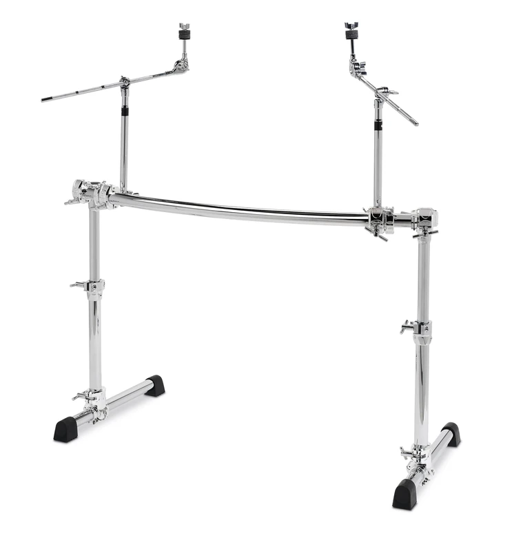 Gibraltar Rack System Chrome Series Height-Adjustable Rack GCS-500H 2-leg Basic Rack, height adjustability, with curved 46" horizontal tube
