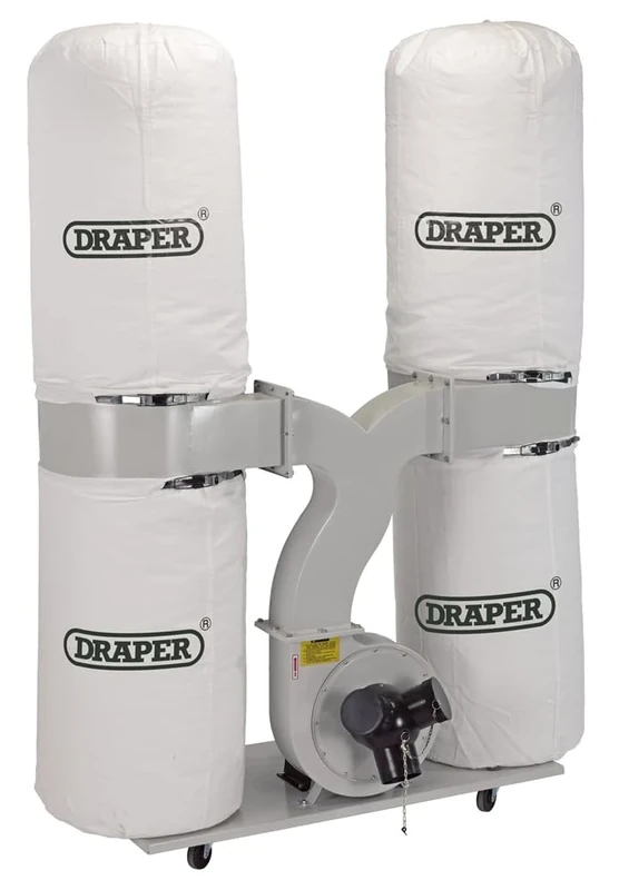 Draper 80947 2200 W 300 Litre Dust Extractor , White