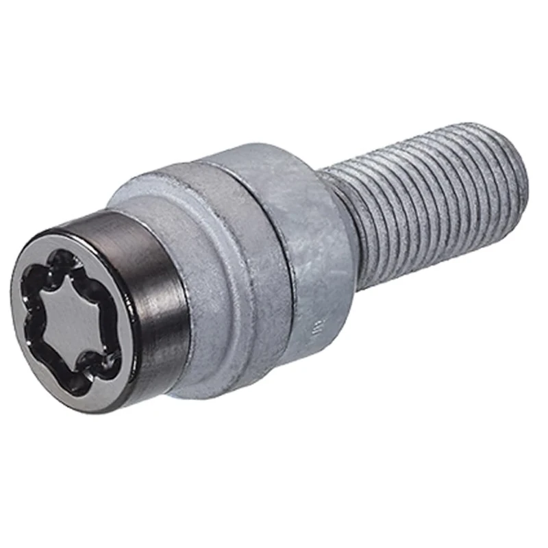 McGard Wheel locking bolts M14x1.50 Black - Round-Head R14 - Length 27mm (17mm hex).