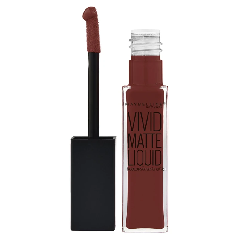 Maybelline Color Sensational Vivid Matte Liquid Lipstick, Number 37, Coffee Buzz