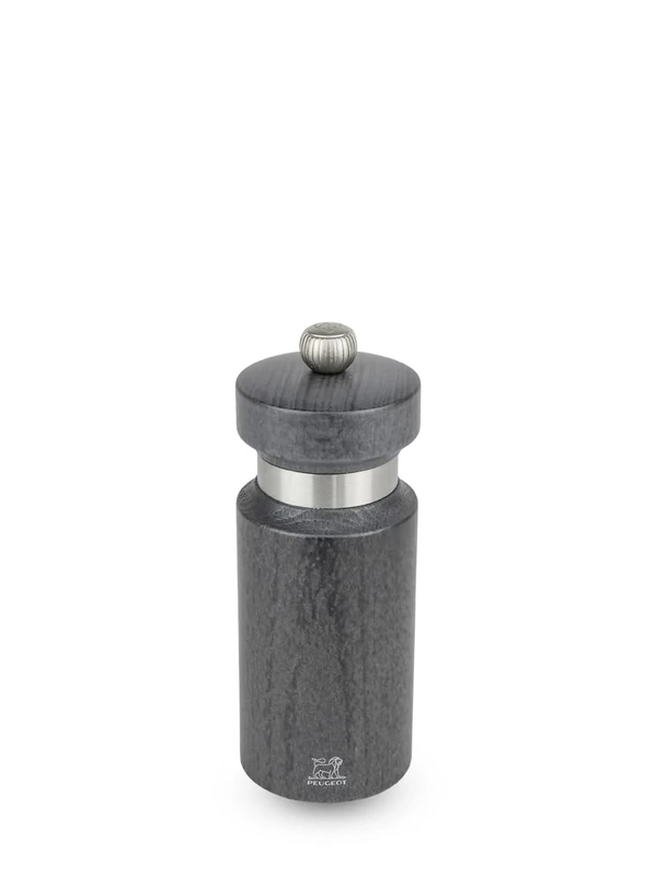 PEUGEOT Pepper Mill, Wood, Gray, 5.5"