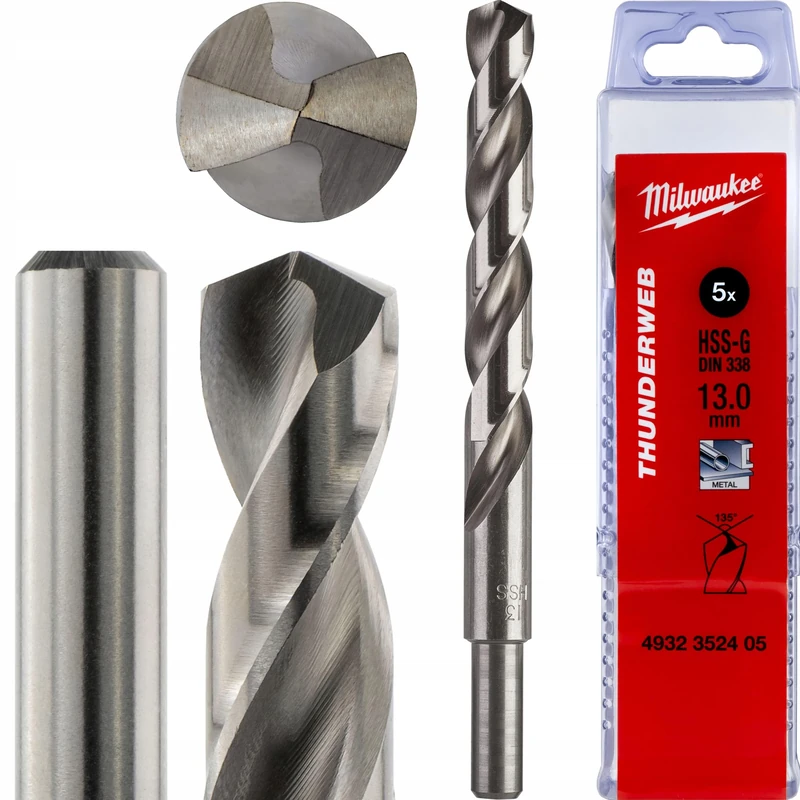 Paquete de brocas Thunderweb 13.0x151-5uds